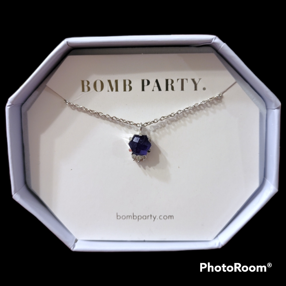 NIB Genuine Amethyst Quartz Necklace RBP3448